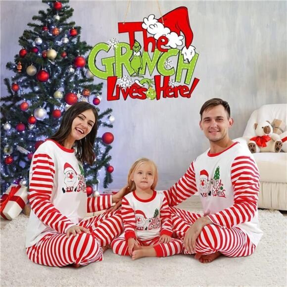 Christmas Decorations Hanging Sign Christmas Wooden Door Sign Thief Stole Decor‎ - Picture 5 of 6